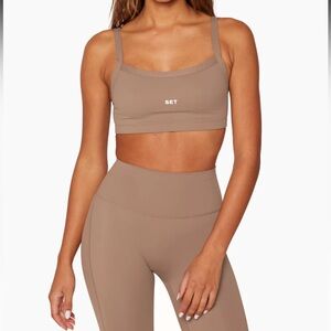 Light green Sports body bra and biker shorts